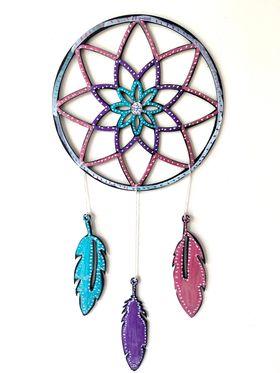 Dreamcatcher Mandala Ring- Large