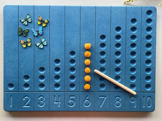 Blue Double Sided Numbers Board