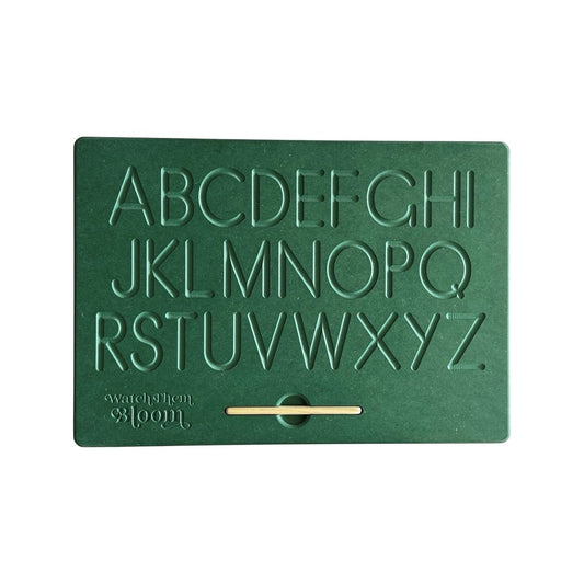 Green Reversible Alphabet Board