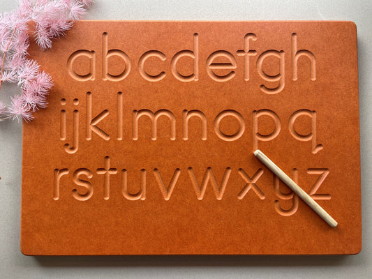 Orange Reversible Alphabet Board