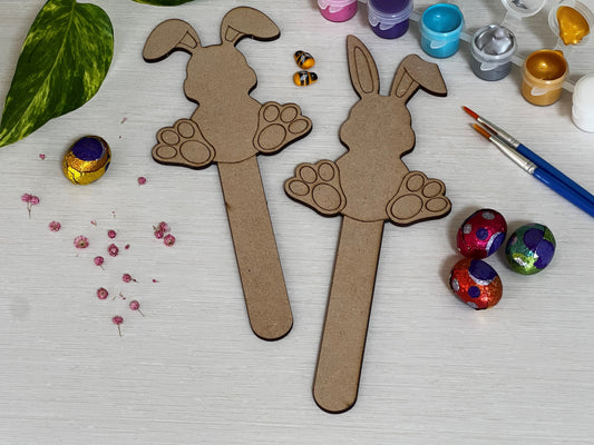 Easter Bunny Planter Stakes/Stick Puppets/Bookmarks