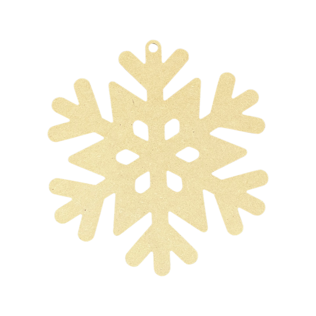 Large Snowflake Ornament - detailed