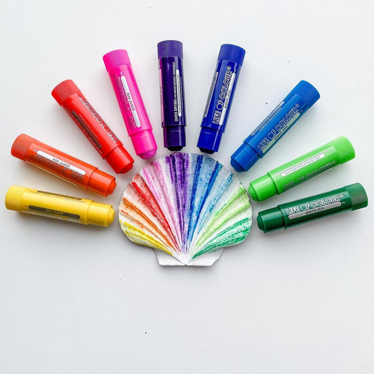 Life Of Colour - Classic Colours Silky Paint Stix - Set of 12